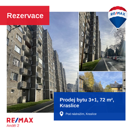 Prodej bytu 3+1 v osobním vlastnictví 77 m², Kraslice