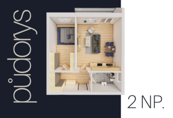 Prodej bytu 2+kk v osobním vlastnictví 64 m², Ševětín