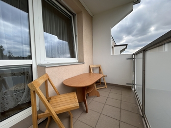 Balkon - Prodej bytu 1+1 v osobním vlastnictví 44 m², Třebíč