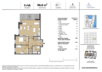 Prodej bytu 3+kk v osobním vlastnictví 104 m², Praha 7 - Holešovice