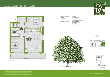 Prodej bytu 3+kk v osobním vlastnictví 98 m², Praha 10 - Malešice