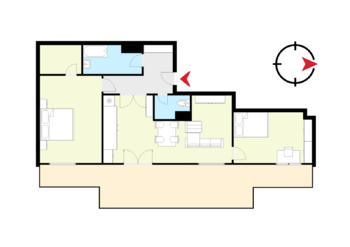 Prodej bytu 3+kk v osobním vlastnictví 127 m², Nehvizdy