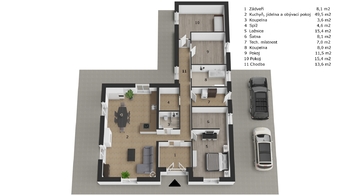 Pronájem domu 146 m², Pavlov