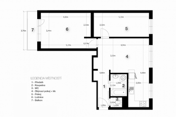 Prodej bytu 3+kk v osobním vlastnictví 66 m², Praha 6 - Ruzyně