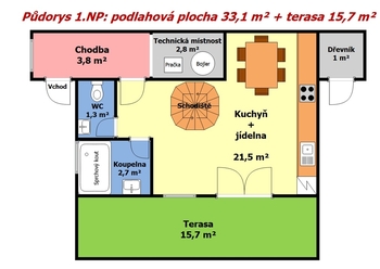 Prodej domu 120 m², Záchlumí