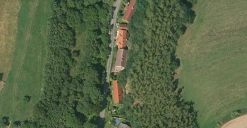 Letecký snímek - Prodej domu 90 m², Lašovice