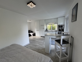 Pohled od okna - Prodej chaty / chalupy 37 m², Měrunice