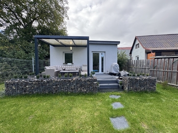 Čelní pohled - Prodej chaty / chalupy 37 m², Měrunice