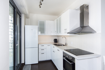 kuchyňský kout - Pronájem bytu 2+kk v osobním vlastnictví 66 m², Praha 3 - Žižkov