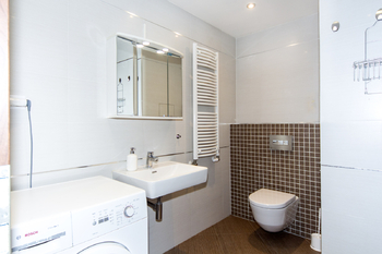 koupelna - Pronájem bytu 2+kk v osobním vlastnictví 66 m², Praha 3 - Žižkov