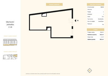Prodej obchodních prostor 57 m², Praha 4 - Nusle