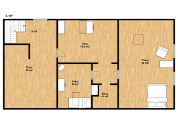 Prodej chaty / chalupy 160 m², Nečtiny