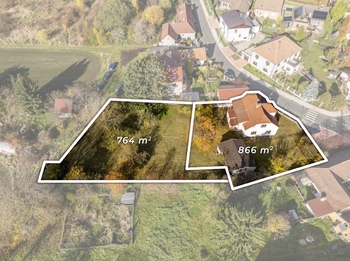 Oraničení pozemků - Prodej domu 177 m², Bořanovice 