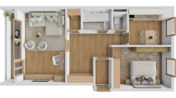 Prodej bytu 2+1 v družstevním vlastnictví 66 m², Praha 8 - Čimice