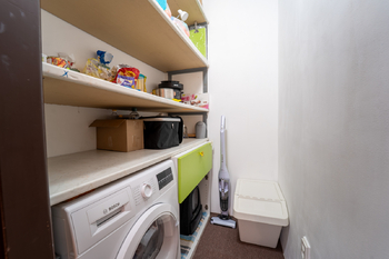 Komora s místem na pračku - Prodej bytu 3+kk v osobním vlastnictví 81 m², Opočnice