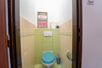 Samostatné WC - Prodej bytu 3+kk v osobním vlastnictví 81 m², Opočnice