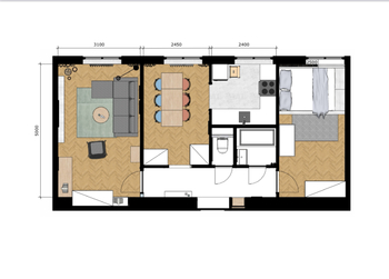 Pronájem bytu 2+1 v osobním vlastnictví 54 m², Ostrava