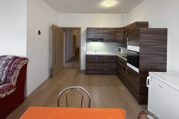 Obývací pokoj s kuchyňským koutem - Pronájem bytu 2+kk v osobním vlastnictví 53 m², Rakovník 