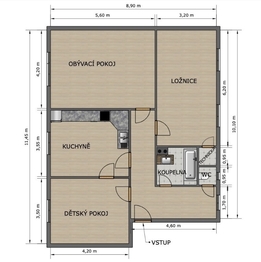 Prodej bytu 3+1 v osobním vlastnictví 91 m², Třemošná