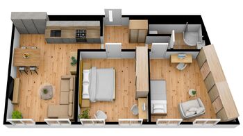 Pronájem bytu 3+kk v osobním vlastnictví 65 m², Praha 1 - Staré Město