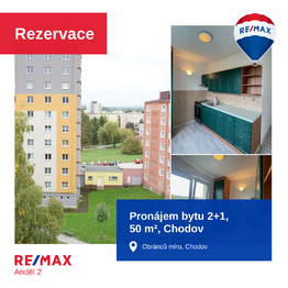 Pronájem bytu 2+1 v osobním vlastnictví 50 m², Chodov