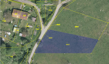 katastrální mapa - Prodej pozemku 1835 m², Dolní Dvořiště
