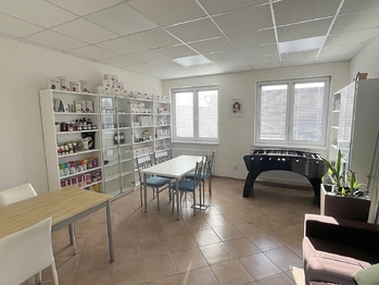 Jídelna, relax prostor - Pronájem skladovacích prostor 733 m², Přezletice