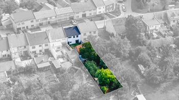 snímek vyznačení nemovisti v terénu foto 2 - Prodej domu 122 m², Němčice nad Hanou