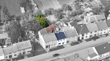 snímek vyznačení nemovitosti v terénu foto 1 - Prodej domu 122 m², Němčice nad Hanou