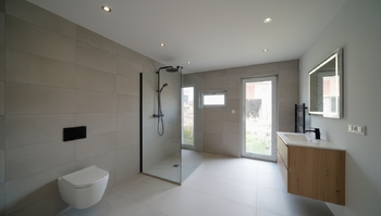 vizualizace koupelny - Prodej domu 122 m², Němčice nad Hanou