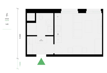 Pronájem bytu 1+kk v osobním vlastnictví 30 m², Praha 5 - Stodůlky