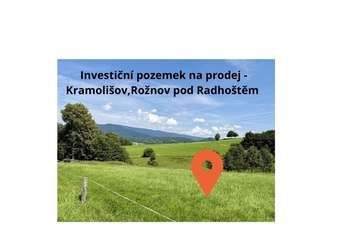 Prodej pozemku 11072 m², Rožnov pod Radhoštěm