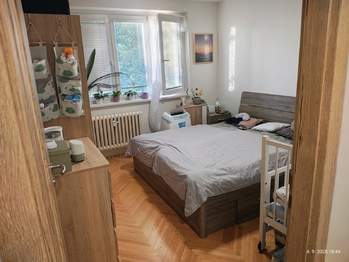 Ložnice - Pronájem bytu 2+1 v osobním vlastnictví 53 m², Brno