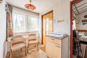 Vstup na terasu - Prodej chaty / chalupy 58 m², Malé Kyšice