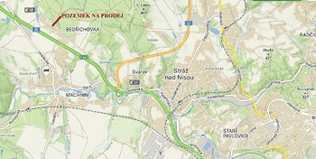 Prodej pozemku 1176 m², Liberec