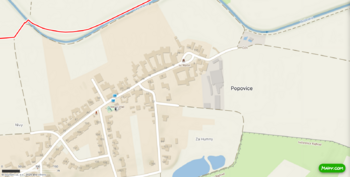 Prodej pozemku 714 m², Popovice