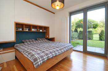 Ložnice - Pronájem bytu 3+kk v osobním vlastnictví 68 m², Praha 8 - Libeň