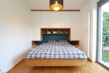 Ložnice - Pronájem bytu 3+kk v osobním vlastnictví 68 m², Praha 8 - Libeň