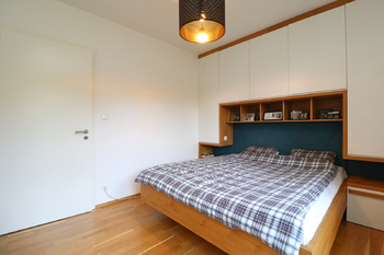 Ložnice - Pronájem bytu 3+kk v osobním vlastnictví 68 m², Praha 8 - Libeň