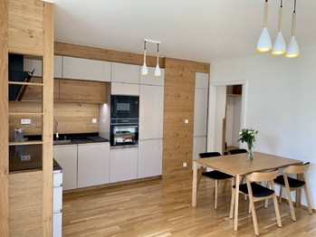 Kuchyňský kout - Pronájem bytu 3+kk v osobním vlastnictví 68 m², Praha 8 - Libeň