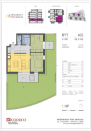 Pronájem bytu 3+kk v osobním vlastnictví 68 m², Praha 8 - Libeň