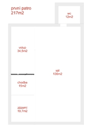 Prodej ubytovacího zařízení 372 m², Rohozná