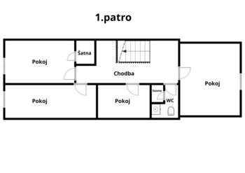 půdprys 1. patro - Prodej domu 160 m², Sobkovice