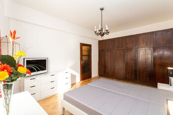 Ložnice - Pronájem bytu 2+kk v osobním vlastnictví 60 m², Praha 1 - Nové Město