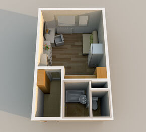 Pronájem bytu 1+kk v osobním vlastnictví 20 m², Žatec