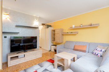 obývací prostor - Prodej bytu 3+kk v osobním vlastnictví 69 m², Praha 10 - Záběhlice
