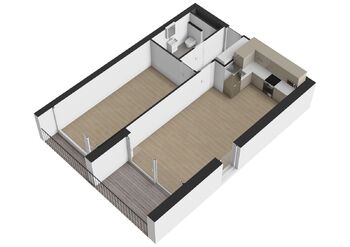 Pronájem bytu 2+kk v osobním vlastnictví 56 m², Starý Plzenec
