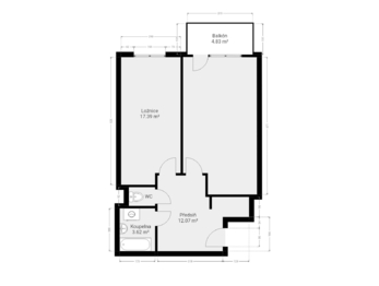 Prodej bytu 2+kk v osobním vlastnictví 64 m², Praha 9 - Čakovice