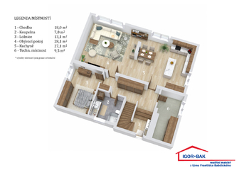 Pronájem domu 182 m², Praha 9 - Újezd nad Lesy