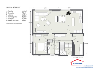 Pronájem domu 182 m², Praha 9 - Újezd nad Lesy